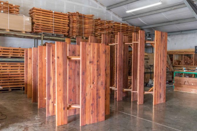 Redwood Furniture in Warehouse